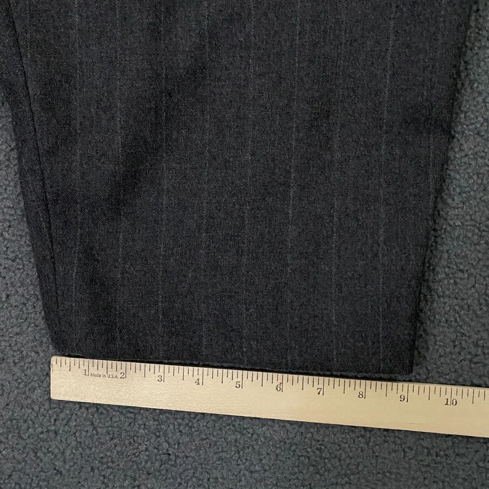 Vintage Gianni Versace Trouser Pants FITS 38x28 Pin Stripe Pleated Baggy Italy